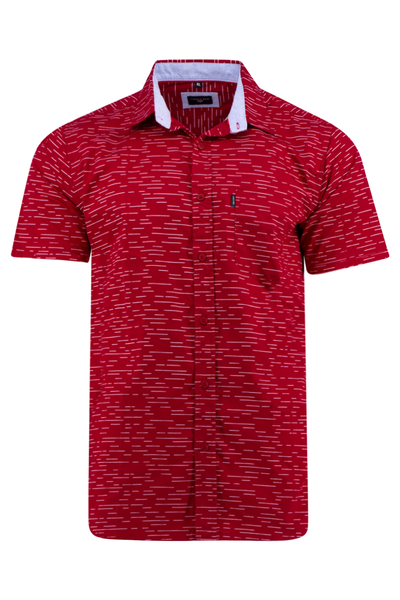 Tango Red Short Sleeve Shirts - Fusion