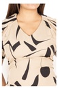 Nifty Soul V Neck Puff Sleeve Dress