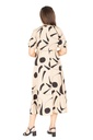 Nifty Soul V Neck Puff Sleeve Dress