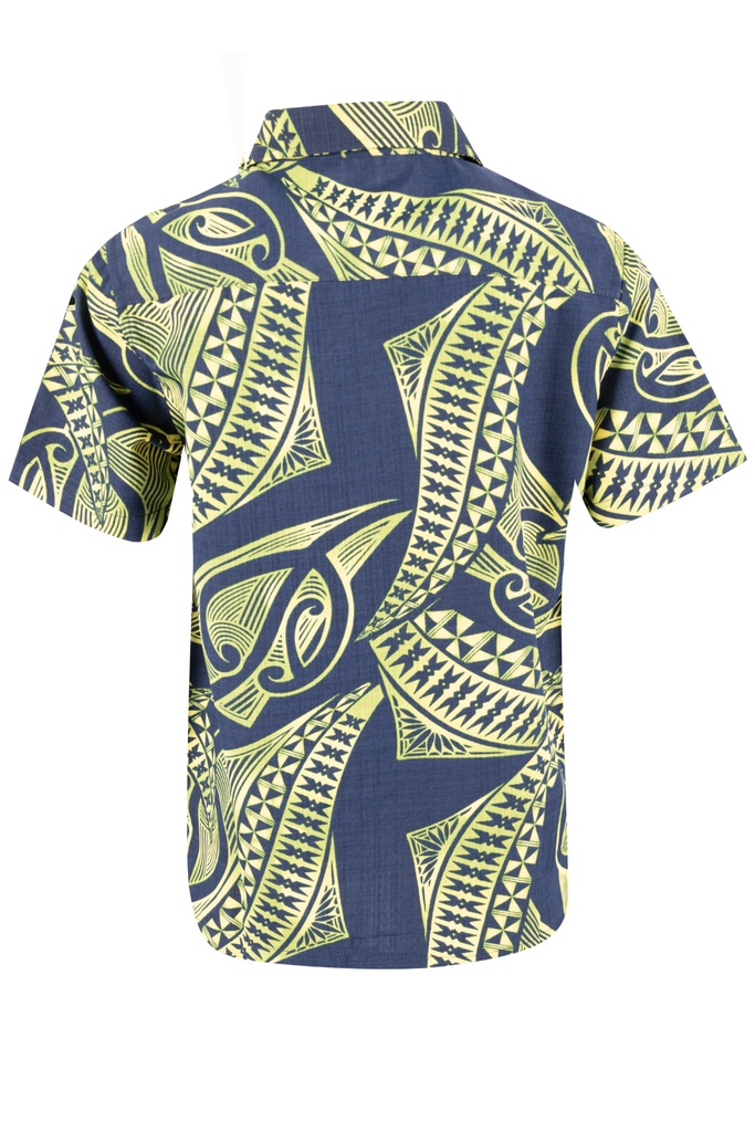 Tribal Origin Boys Bula Shirt- Meivea