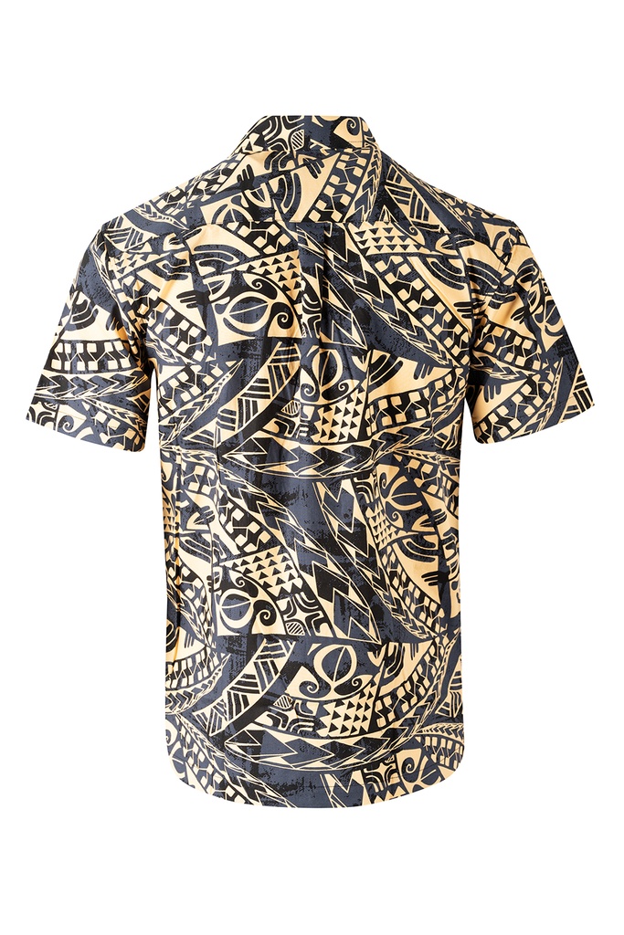 Tribal Origin Mens Bula Shirt- Kemoli