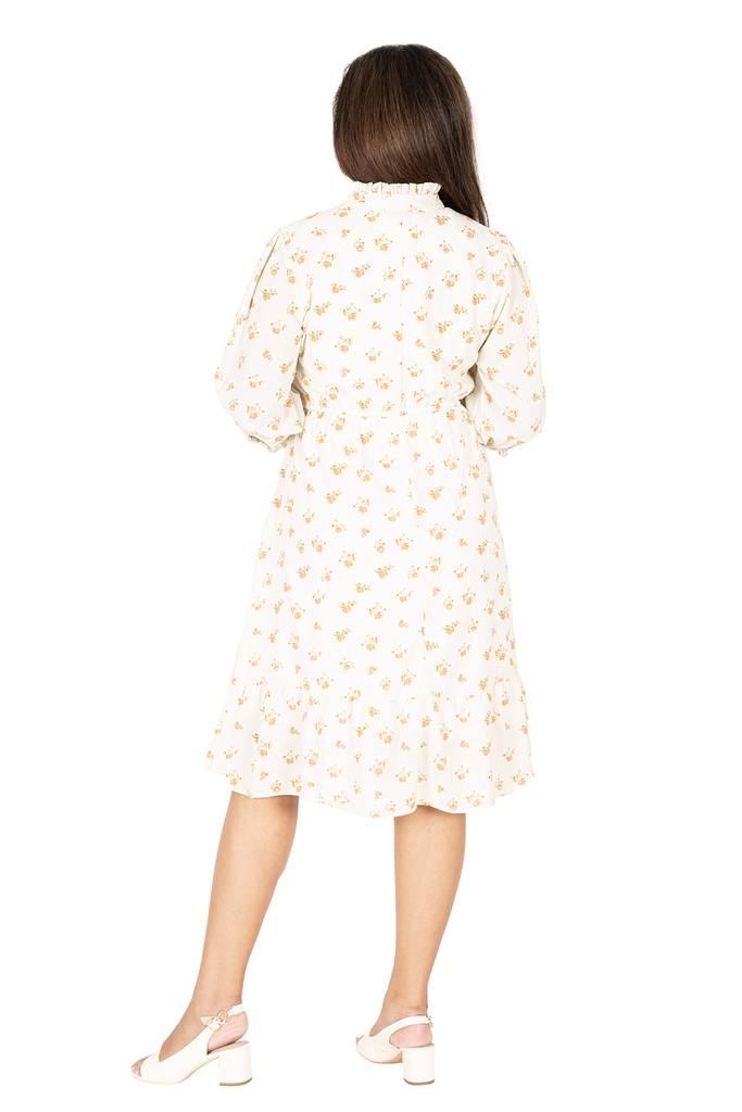 Nifty Soul Ruffled Hem Dress