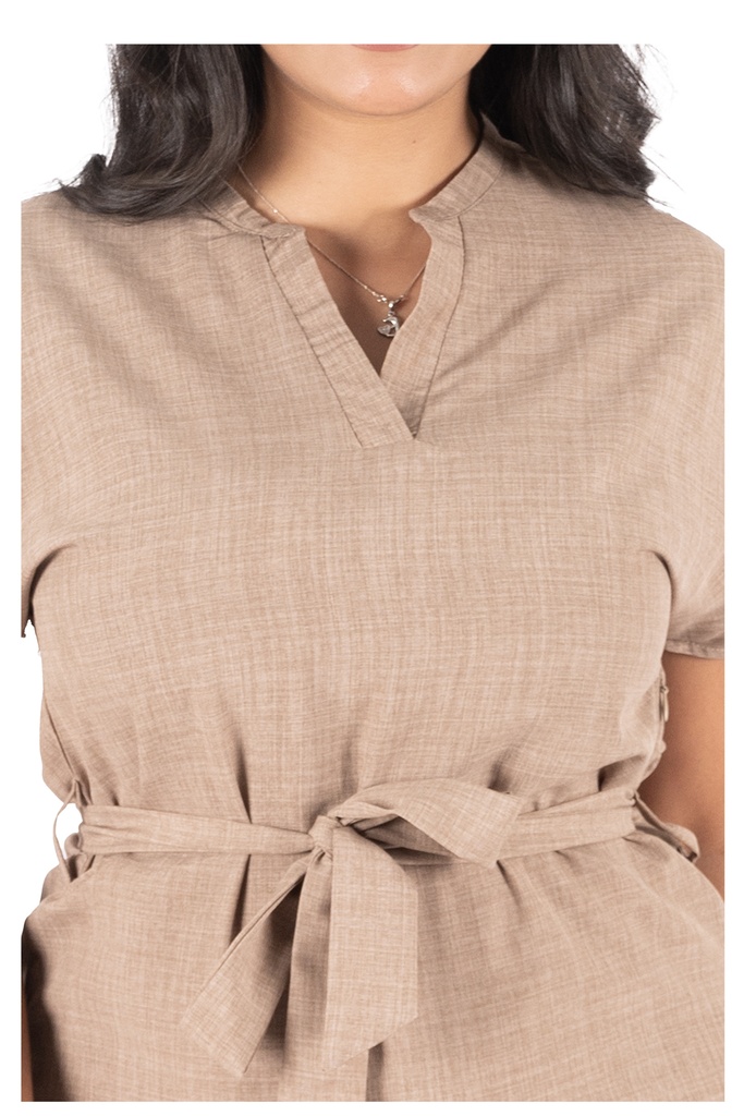 Nifty Soul V Neck U cut Dress 