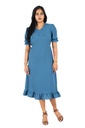 Nifty Soul Ruffled Hem Dress