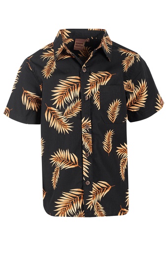 [SB2053] Senitoa Boys Shirt Aliti (4, Black)