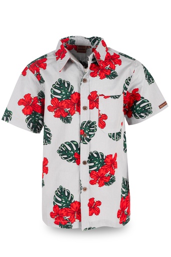 [SB2054] Senitoa Boys Shirt Elita (4, Gray)