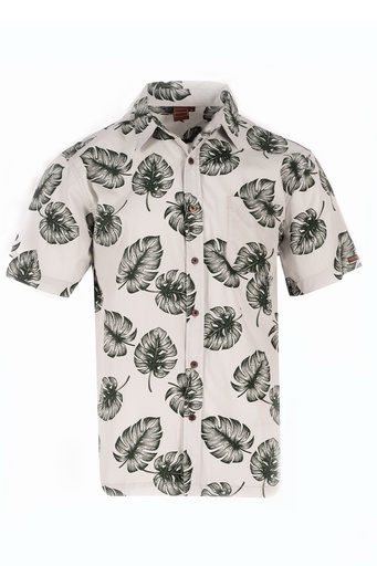 [SS4222] Senitoa Mens Shirt Malie (S, Gray)