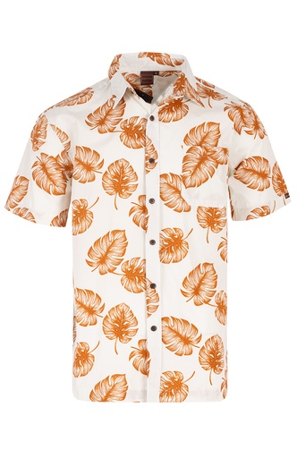 [SS4222] Senitoa Mens Shirt Malie (S, White)
