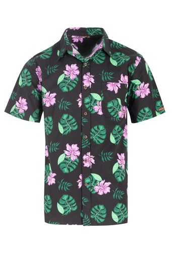 [SS4225] Senitoa Mens Shirt Talia (S, Black)