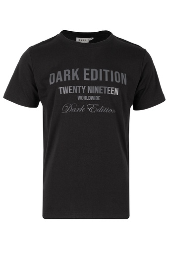 [TM4313] Dark Mens Relax Cvc Tees - Worlwide (XS, Black)
