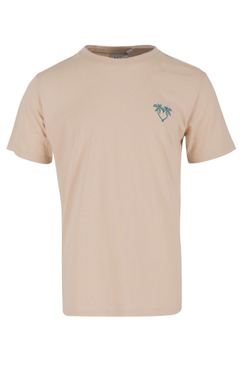 [TM4316] Dark Mens Relax Cvc Tees - Double (XS, Beige)