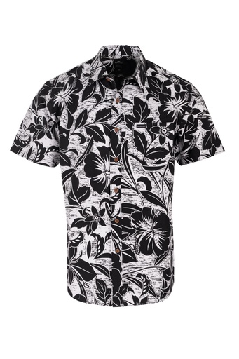 [SS4299] Cloudbreak Mens Printed Shirt - FB1830 (PTH-010) (XS, Black)