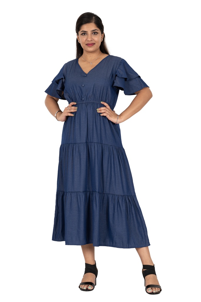 Nifty Soul Denim Dress 8911