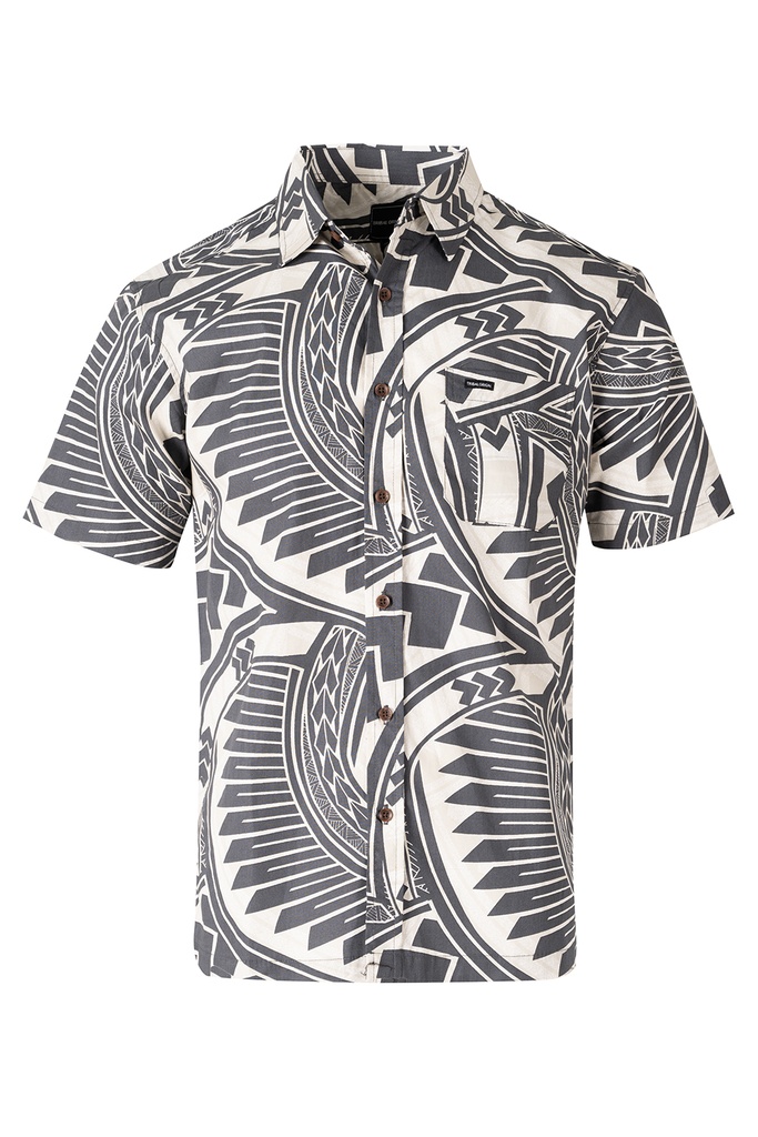 Tribal Origin Mens Bula Shirt- Pesi