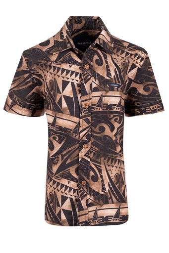 [SB2085] Akamu Boys Shirt Sosi (4, Tapa)