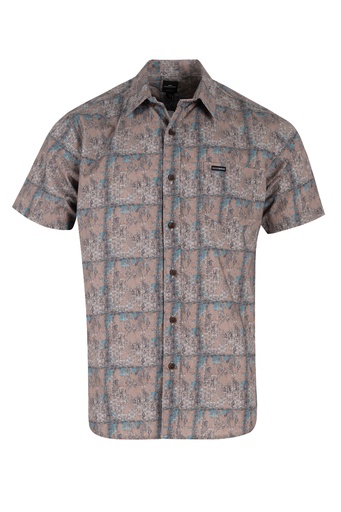 [SS4361] Cloudbreak Mens Printed Shirts - FB1851 (JE-459 777) (XS, Khaki)