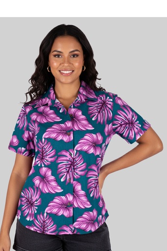 [LW4522] Senitoa Ladies Bula Top-FB1789 (10, Jade Pink)