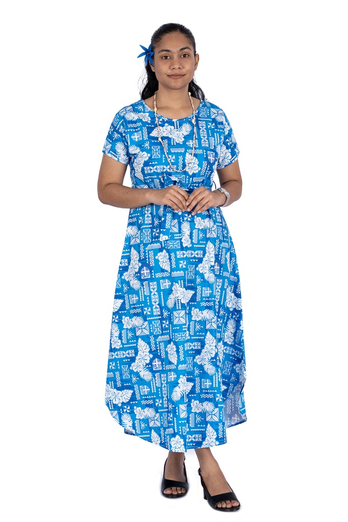 Fiji Day Ladies Rosa Dress- Land Of Freedom