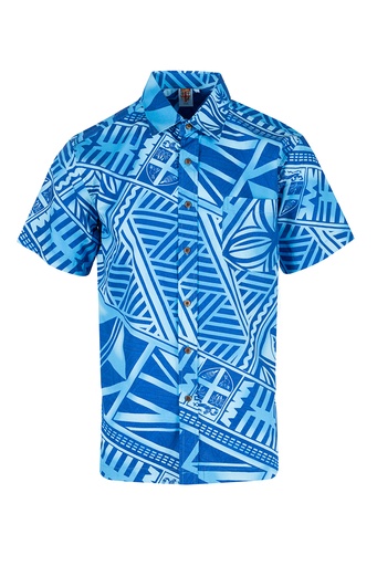 [SS4417] Fiji Day Mens Shirt- Vanu (S, Fiji Blue)