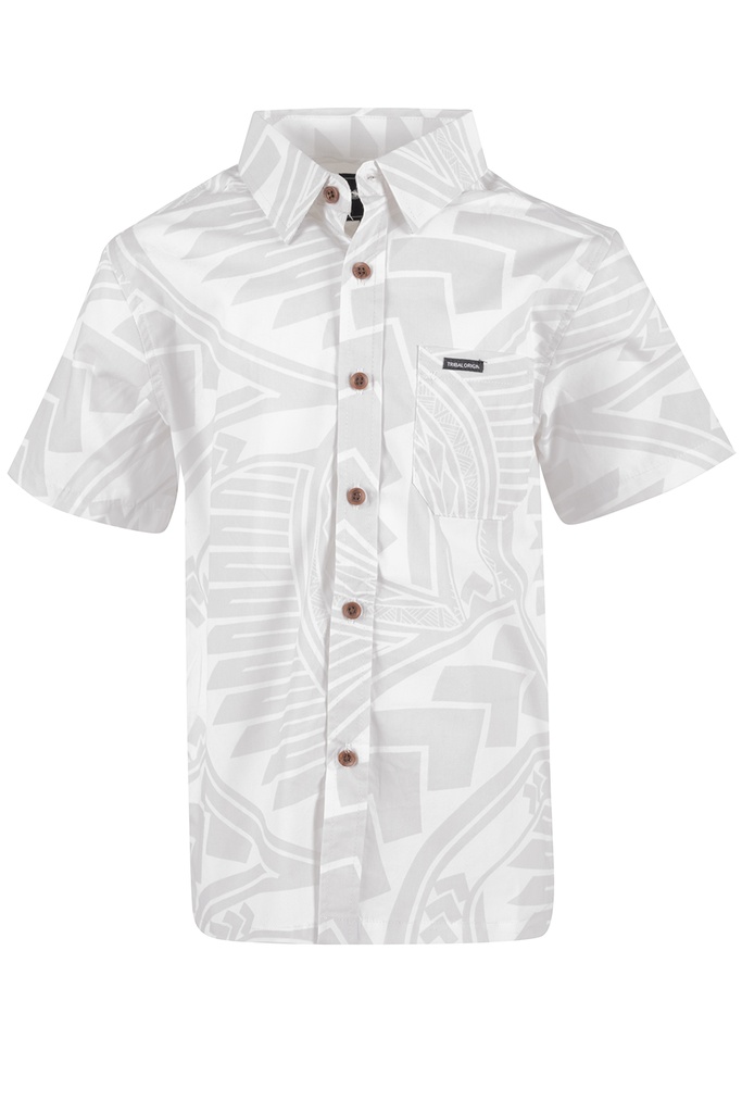 Tribal Origin Boys Bula Shirt- Feafiou