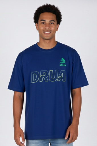 [TM4734] Fijian Drua Mens Oversize Tees - Yalu (S, Royal)