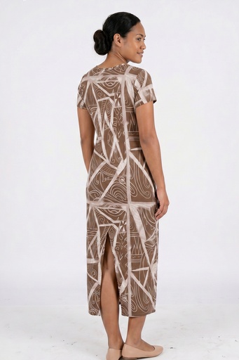 [LD5288] Akamu Aria Dress- Lima (8, Brown)