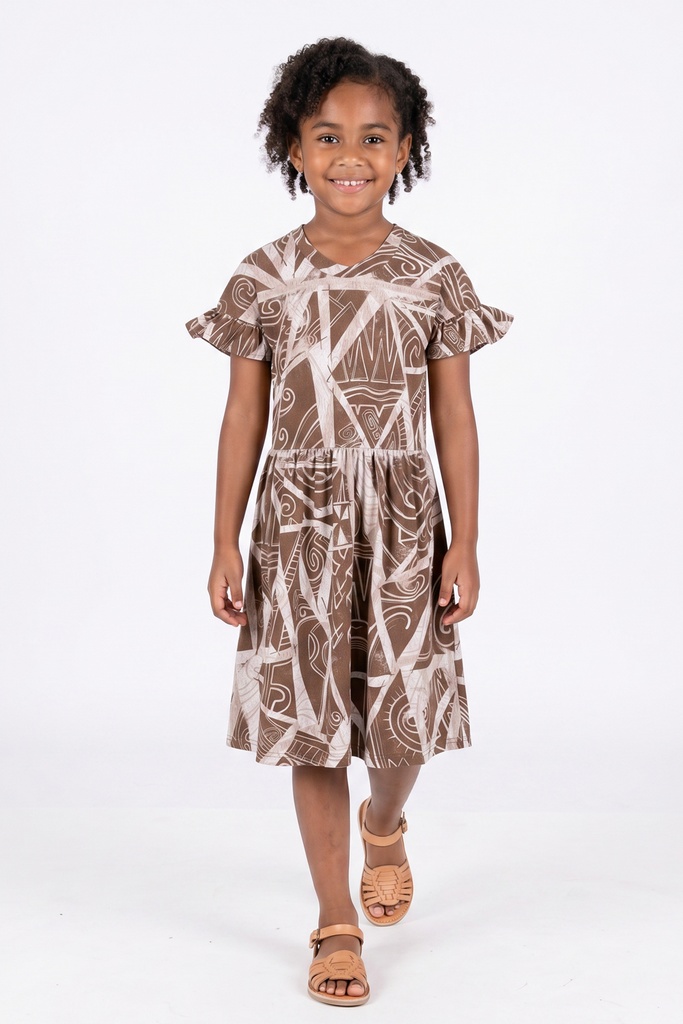 Akamu Girls Alice Dress-Lima