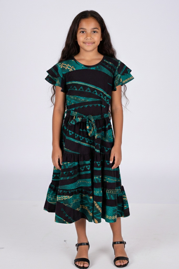 Akamu Girls Avery Dress-Malua