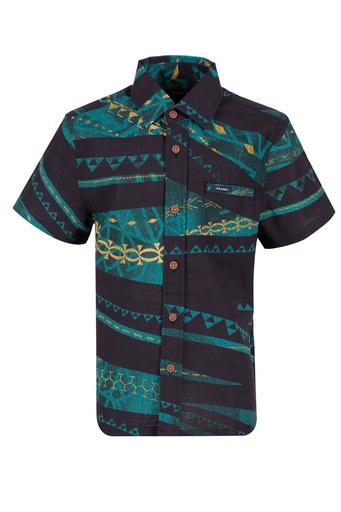 [SB2147] Akamu Boys Shirt - Malua (2, Green)