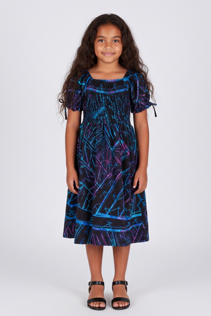 Akamu Girls Charlotte Dress-Volau