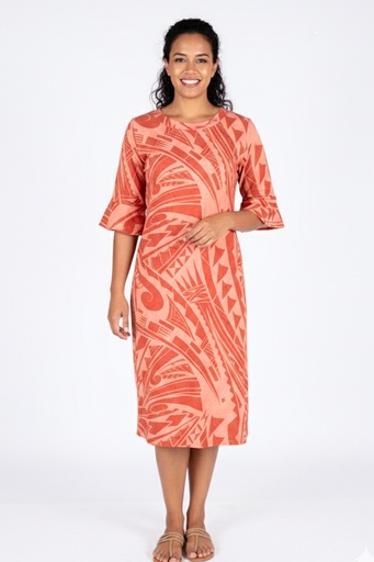 [LD5291] Akamu Keanu Dress- Bola (8, Nude)