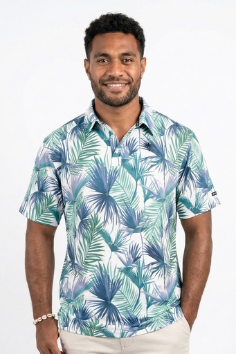 [PM597] Bula Golf Sublimated Polo- Pinnate  (S)
