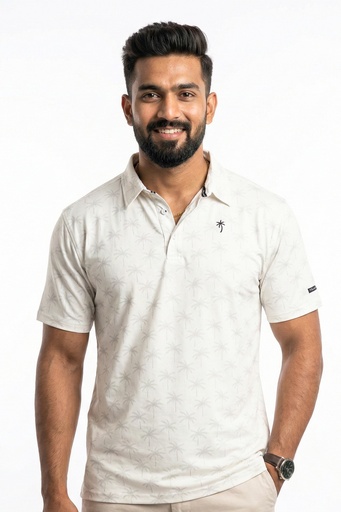 [PM598] Bula Golf Sublimated Polo- Palms (S)