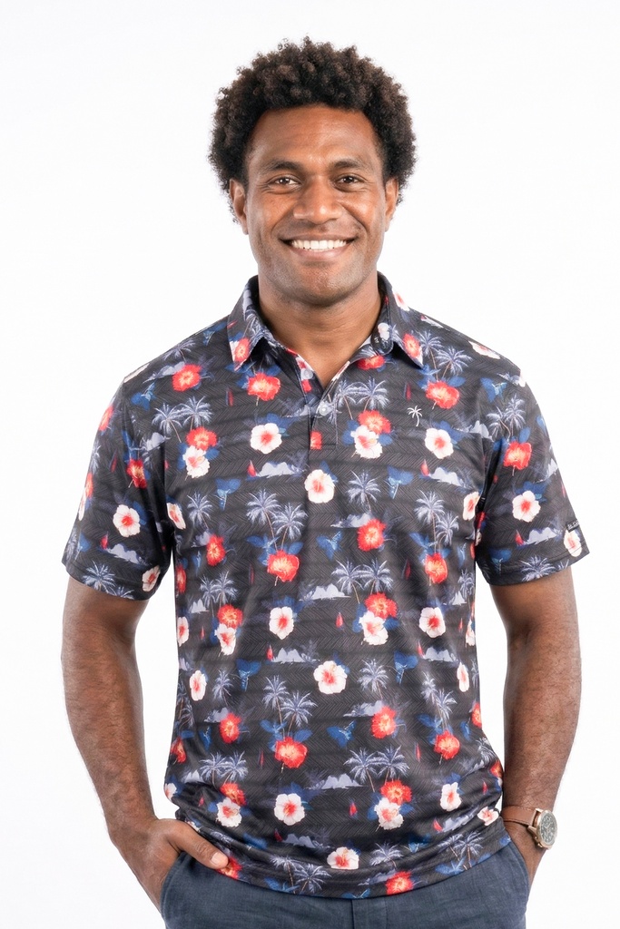 Bula Golf Sublimated Polo- Island