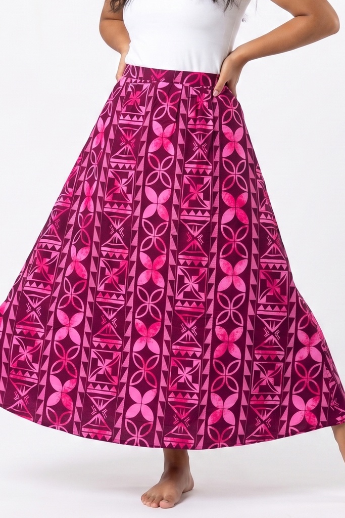Tribal Origin Vale A line Maxi Flare Skirt - Senikau