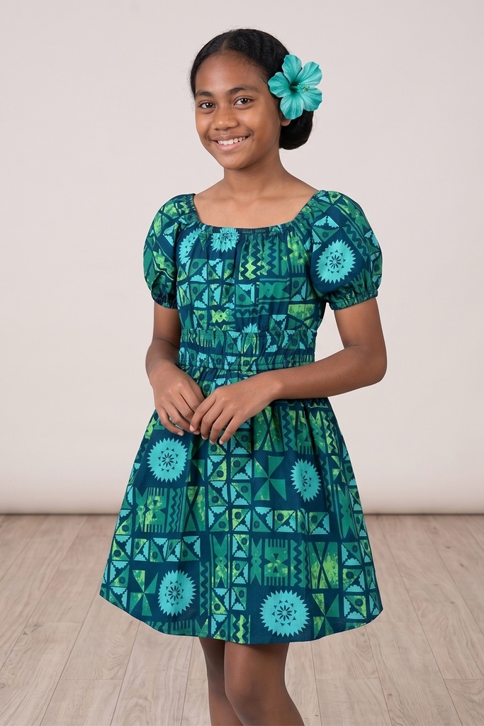 Tribal Origin Girls Mylie Dress- Tapa