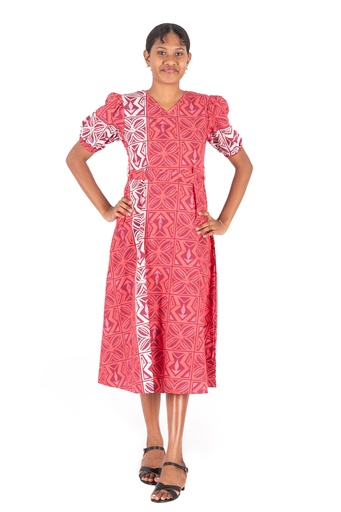 [LD4559] Tribal Origin Cally Dress FB1780 Makona
 (10, Red)