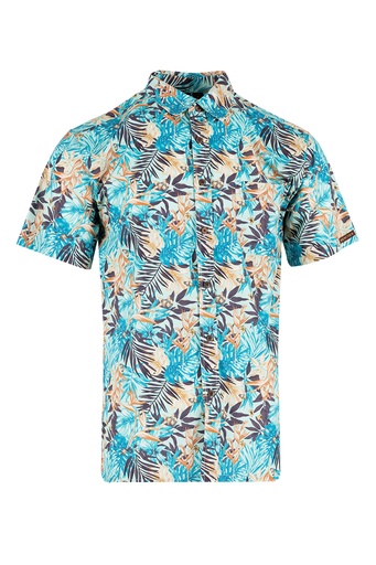 [SS4075] Senitoa Mens Relax Fit Shirt - Leaves