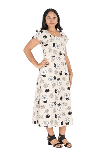 [LD4620] Senitoa Tania Dress With Silt Dress Lavenia