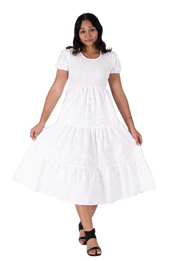 Tribal Origin Ladies Kyla Smocking Dress - FB1809