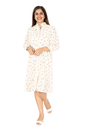 Nifty Soul Ruffled Hem Dress