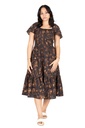Akamu Smoked Ruffled Hem Dress Masi