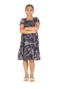 Akamu Girls Smocked Dress Tawa